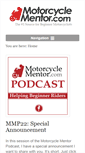 Mobile Screenshot of motorcyclementor.com